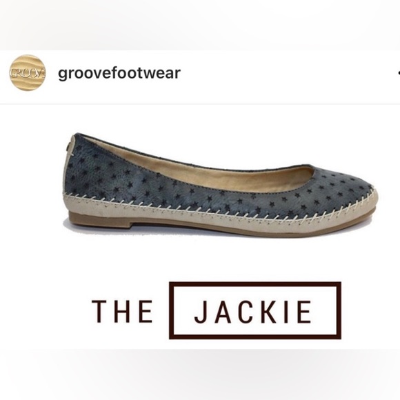 Polka Dot STAR Groove Black Flat Shoe Mary Jane Boho Ballet Cottage Kawaii Vegan - Picture 2 of 16